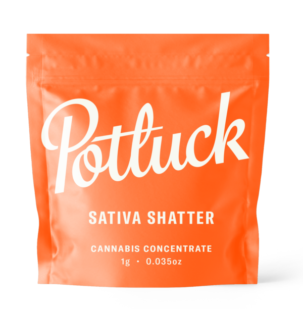 Potluck - Sativa Shatter - cannabis Concentrate | Cheapweed.io Canada