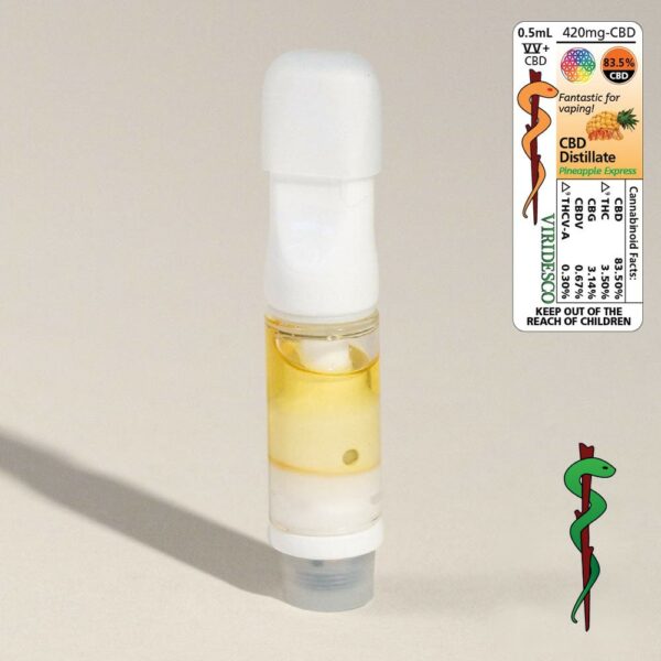 Viridesco – CBD Vape Cart – Pineapple Express 0.5ml | Cheapweed.io Canada