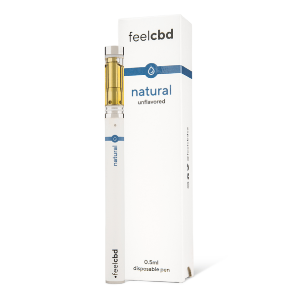 FeelCBD – Natural – Disposable CBD Vape Pen 0.5ml | Cheapweed.io Canada