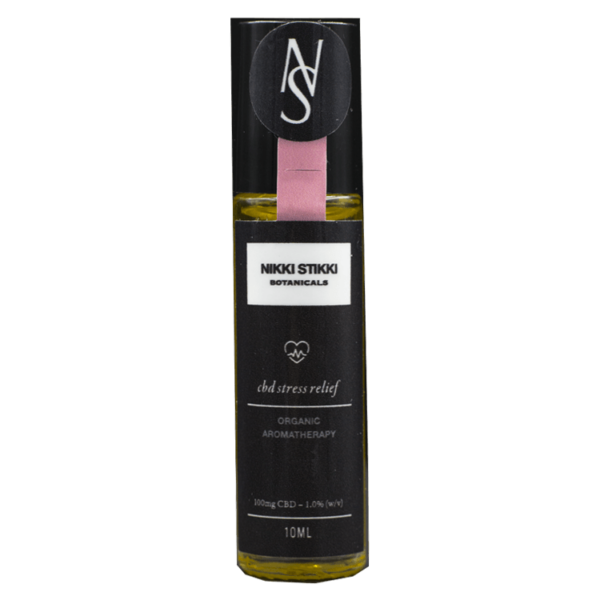 Nikki Stikki Botanicals – Organic Aromatherapy – CBD Stress Relief Roller 100mg CBD | Cheapweed.io Canada