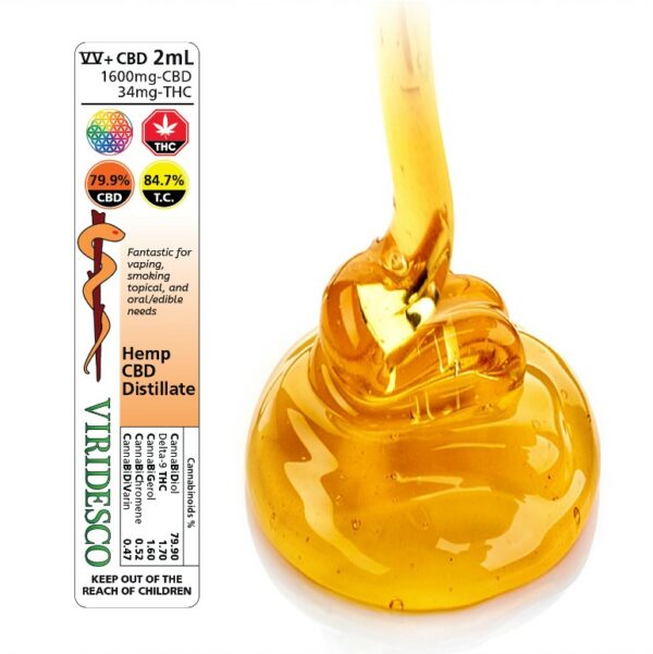 Viridesco – CBD Distillate – 2ml | Cheapweed.io Canada