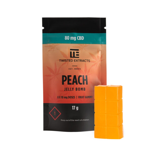 Twisted Extracts – Peach Jelly Bombs – CBD | Cheapweed.io Canada