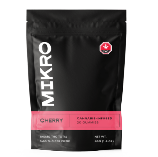 Mikro – THC Gummies – 100mg THC – Cherry | Cheapweed.io Canada
