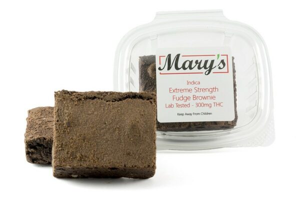 Mary’s Medibles – Extreme Strength Fudge Brownie – 300mg THC (Indica) | Cheapweed.io Canada