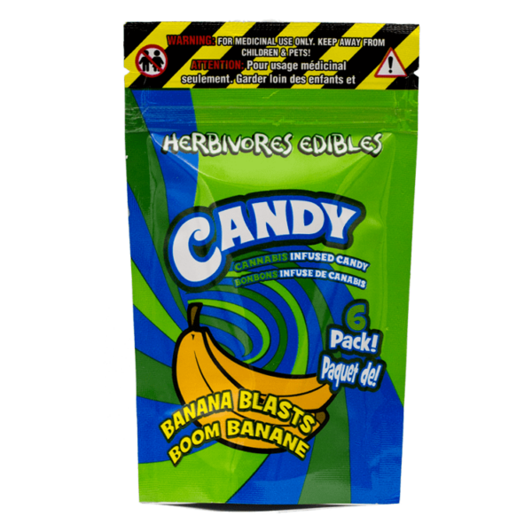 Herbivores Edibles – Banana Blasts Gummies | Cheapweed.io Canada