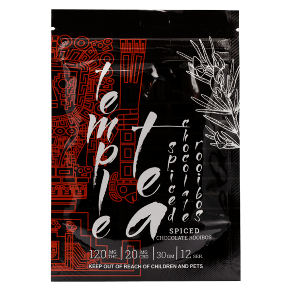 Temple Tea – Spiced Chocolate Rooibos – 120mg THC | Cheapweed.io Canada