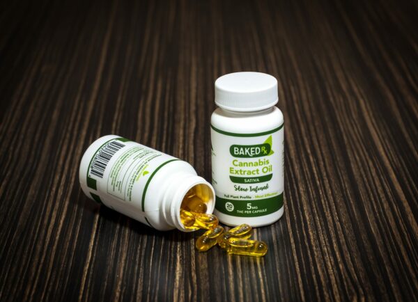 Baked Edibles – Sativa Cannoil Capsules 5mg | Cheapweed.io Canada