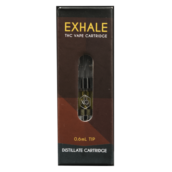 XO Exhale – THC Distillate Refill Cartridge – Banana Kush 0.6ml | Cheapweed.io Canada