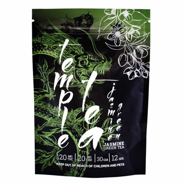 Temple Tea – Jasmine Green Tea – 120mg THC | Cheapweed.io Canada