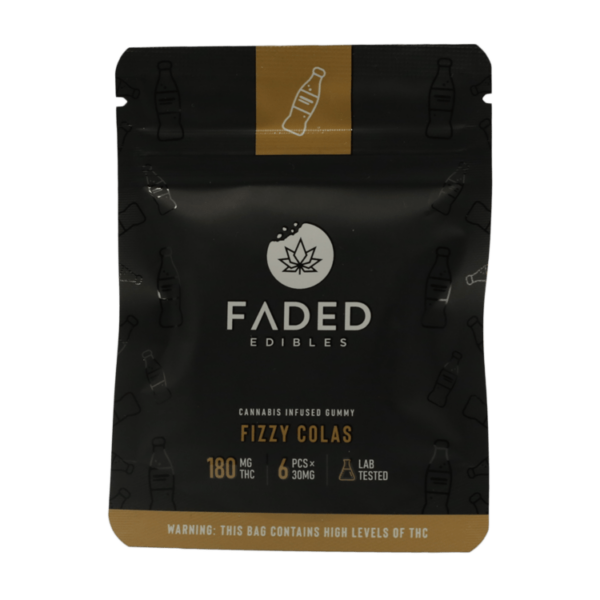 Faded Edibles – Fizzy Colas – 180mg | Cheapweed.io Canada