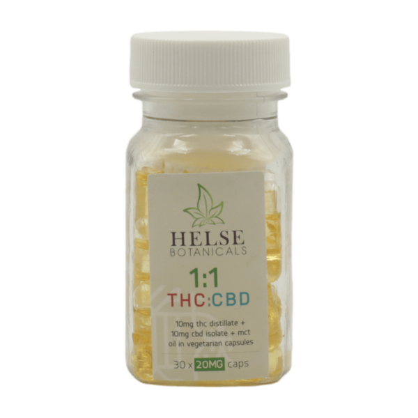 Helse Botanicals – 1:1 THC/CBD Capsules | Cheapweed.io Canada