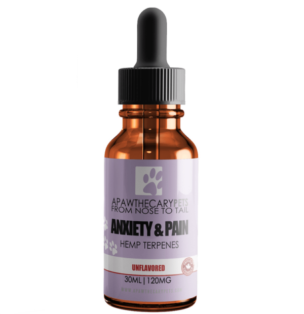 Apawthecary Pets – Anxiety & Pain Tincture – Unflavoured 120mg | Cheapweed.io Canada