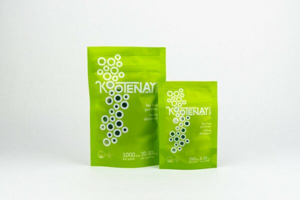 Kootenay Labs – Indica Gummies – Key Lime – 250mg THC | Cheapweed.io Canada