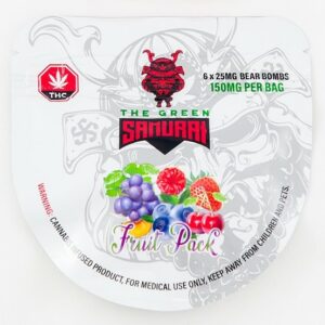 The Green Samurai – Fruit Pack Gummies – 150mg | Cheapweed.io Canada