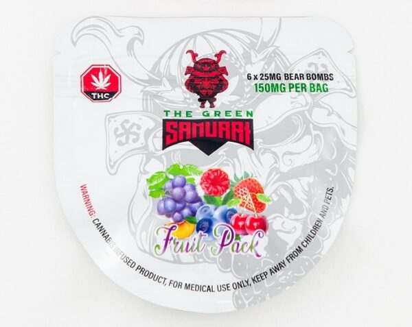 The Green Samurai – Fruit Pack Gummies – 150mg | Cheapweed.io Canada