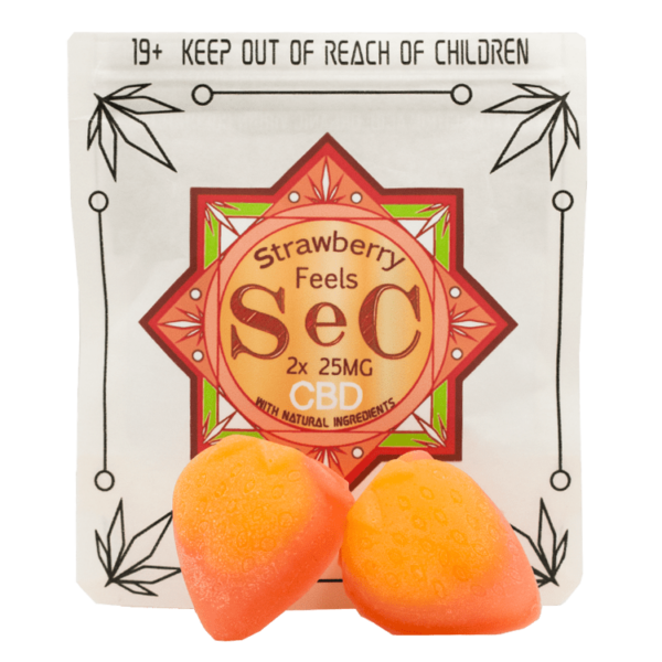 SEC – Strawberry Feels CBD – 50mg | Cheapweed.io Canada