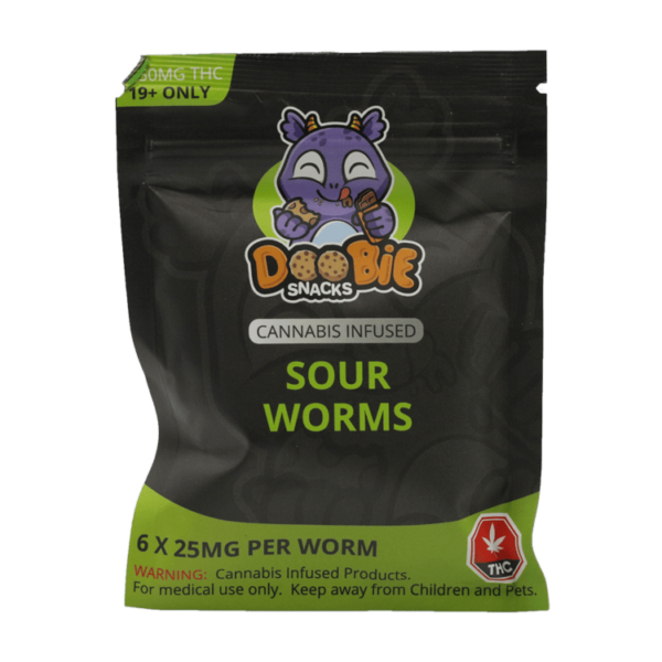 Doobie Snacks – CBD Sour Gummy Bears – 150mg CBD | Cheapweed.io Canada