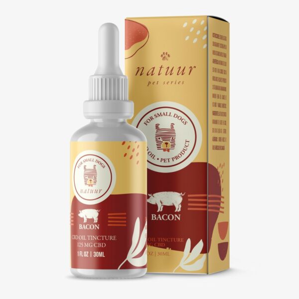 Natuur – Pet Series – CBD Oil For Small Dogs – Bacon Flavour – 125mg | Cheapweed.io Canada