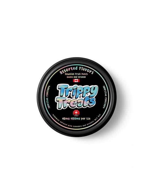 Trippy Treats – Assorted Flavour Gummies – 400mg THC | Cheapweed.io Canada
