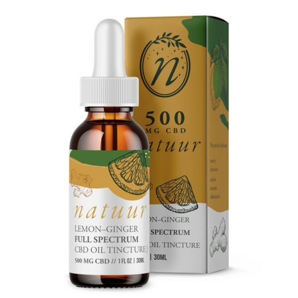 Natuur – Full Spectrum CBD Oil Tincture – Lemon Ginger – 1000mg | Cheapweed.io Canada