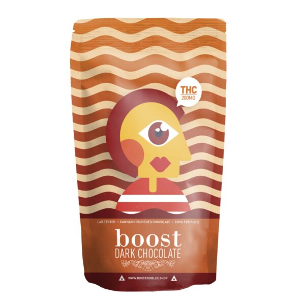 Boost – THC Dark Chocolate Bars – 200mg | Cheapweed.io Canada
