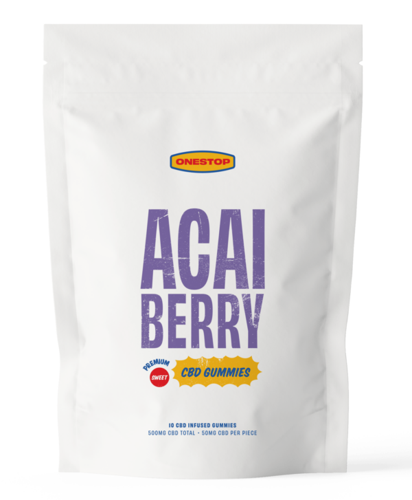 OneStop – Açai Berry CBD Gummies 500mg | Cheapweed.io Canada