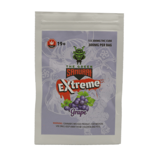 Green Samurai Extreme – Grape Gummy – 300mg THC | Cheapweed.io Canada