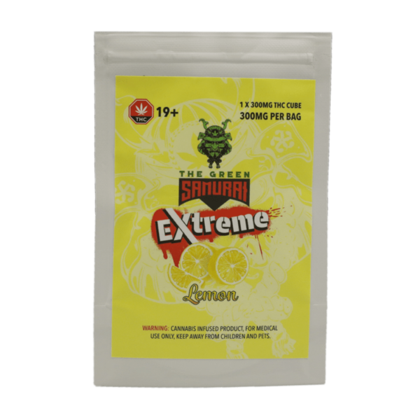 Green Samurai Extreme – Lemon Gummy – 300mg THC | Cheapweed.io Canada